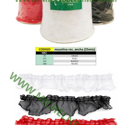 Muselina recogida COD.6001N